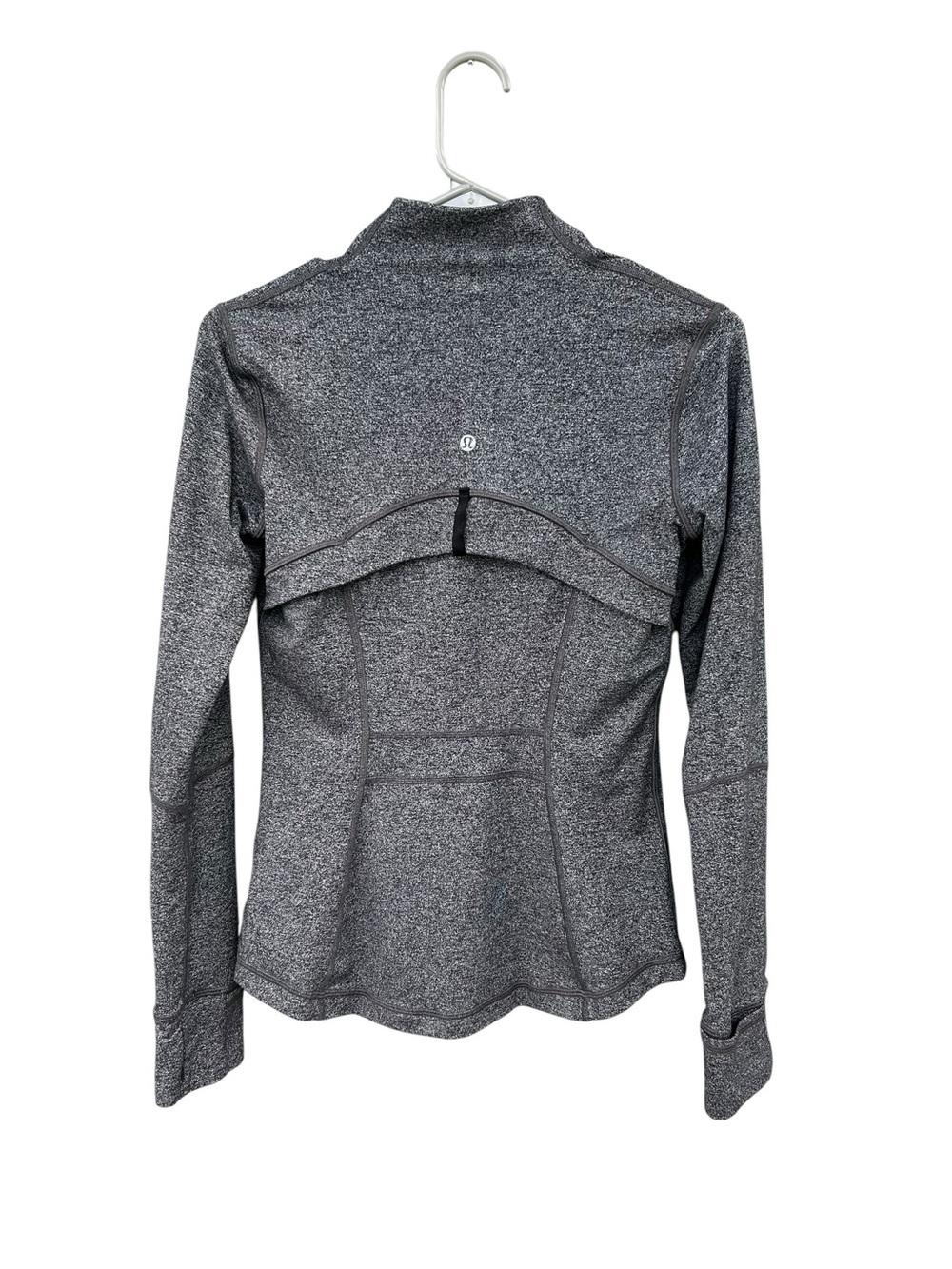 Lululemon Define Zip-Up Active Jacket - Heathered Grey - Size 6 - Luon - Yoga - Picture 10 of 14